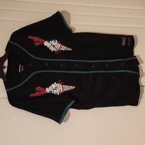 Simpsons GUWOP Rise as 1NE Simpsons Cartoon Jersey Ltd Edition Size XL BLING